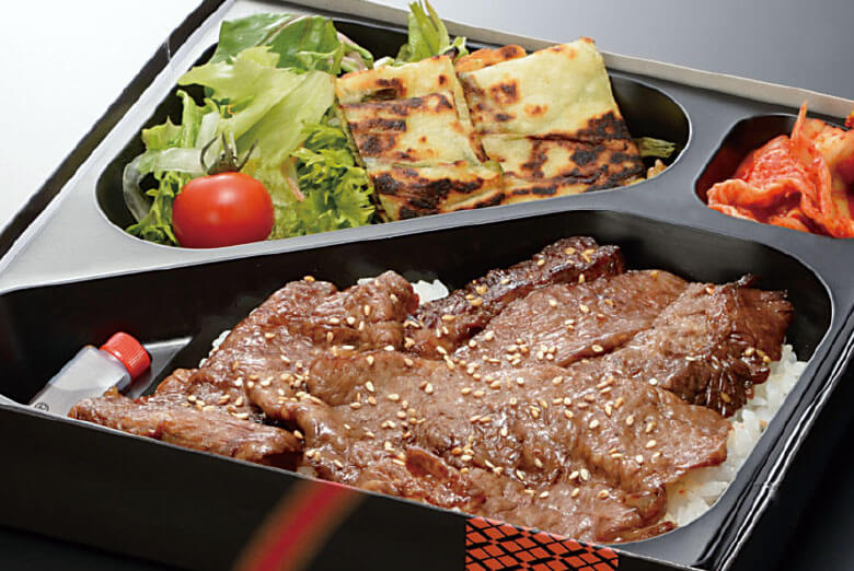 カルビ・ロース弁当