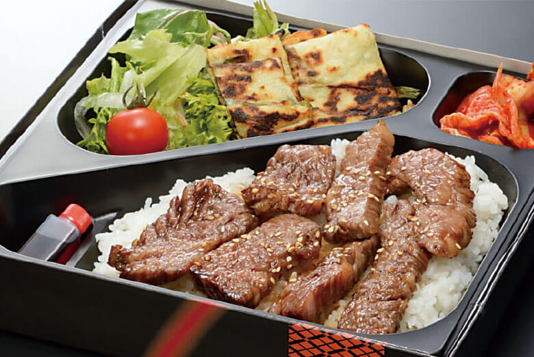 仙台牛カルビ弁当(サラダあり)