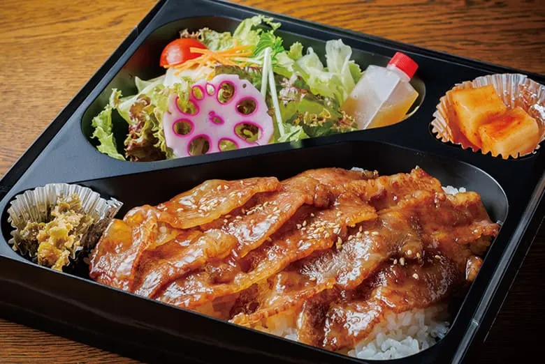 仙台牛上カルビ弁当(サラダあり)