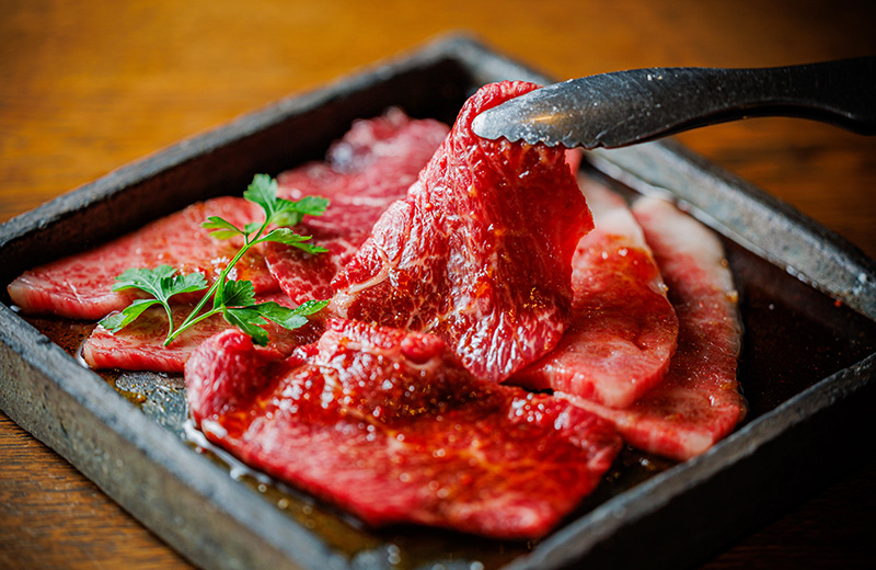 霜降りが美しい特上ロース