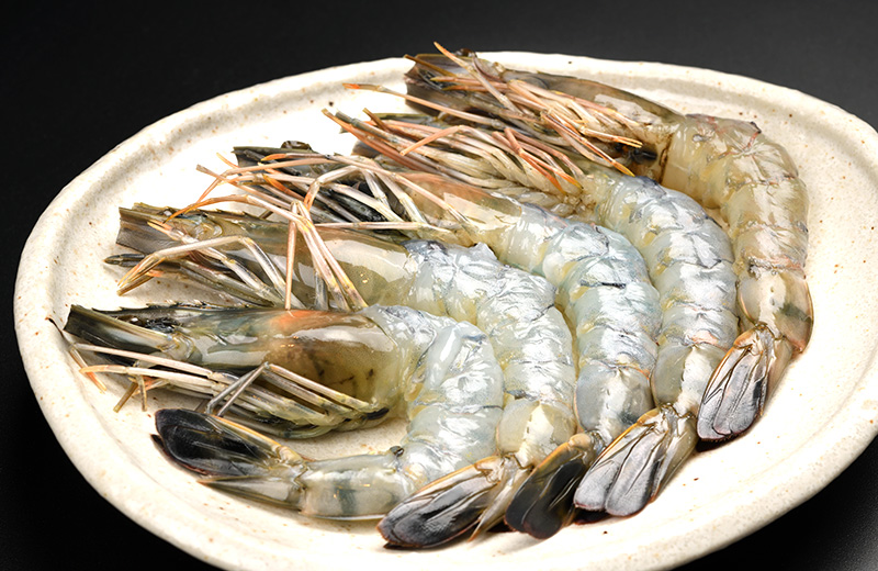 ジューシーな旨みが広がるエビ焼き